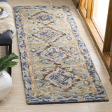 Safavieh Aspen 2'-3" x 11'-0" Rug in Blue / Beige