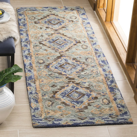 Safavieh Aspen 2'-3" x 11'-0" Rug in Blue / Beige
