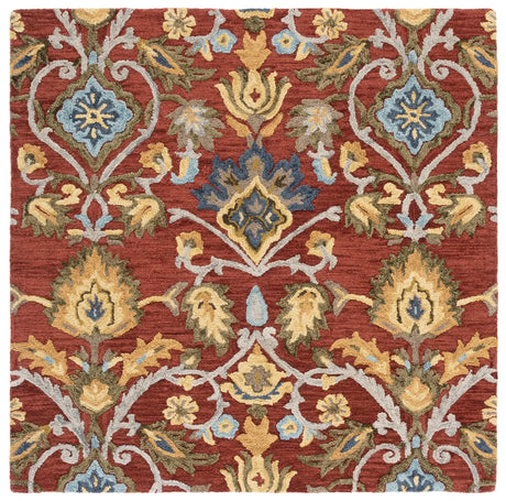 Safavieh Blossom 6'-0" x 6'-0" Rug in Red / Multi