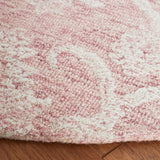 Safavieh Metro 6'-0" x 6'-0" Rug in Pink / Ivory