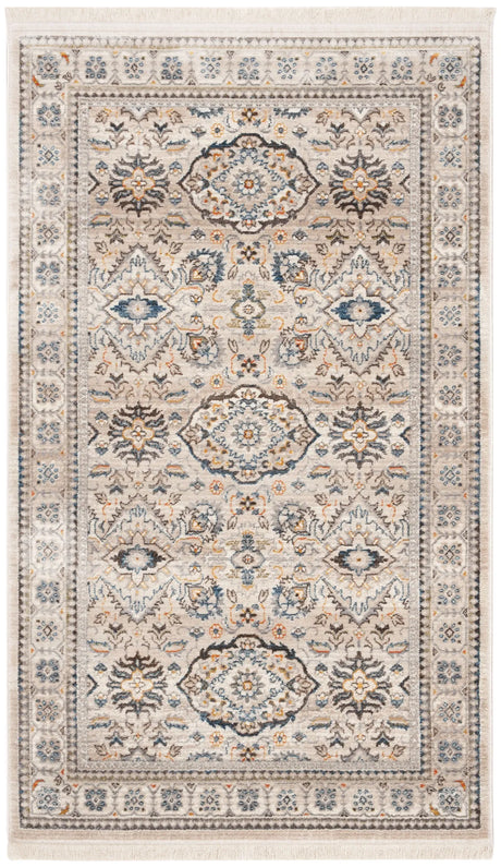 Safavieh Vintage Persian 3'-0" x 5'-0" Rug in Ivory / Light Grey