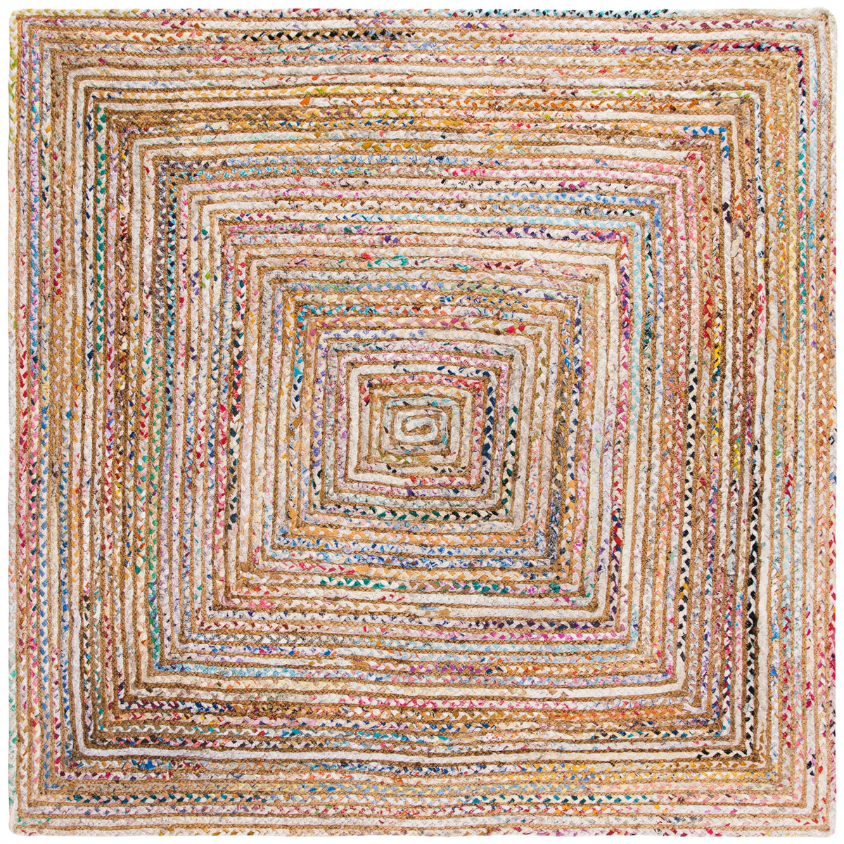 Safavieh Cape Cod 5'-0" x 5'-0" Rug in Beige / Multi