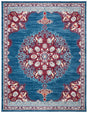 Safavieh Brentwood 10'-0" x 13'-0" Rug in Navy / Burgundy