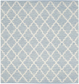 Safavieh Montauk 6'-0" x 6'-0" Rug in Light Blue / Ivory
