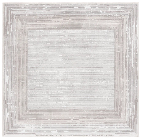 Safavieh Parker 6'-7" x 6'-7" Rug in Taupe / Grey Ivory
