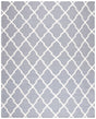 Safavieh Dhurries 10'-0" x 14'-0" Rug in Grey / Ivory