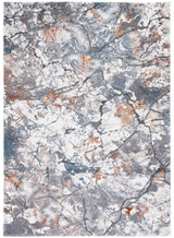 Safavieh Cyrus Shag 4'-5" x 6'-5" Rug in Grey / Ivory
