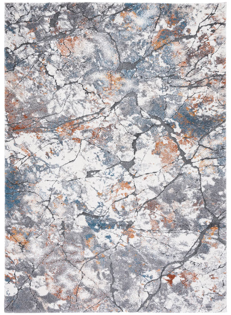 Safavieh Cyrus Shag 4'-5" x 6'-5" Rug in Grey / Ivory