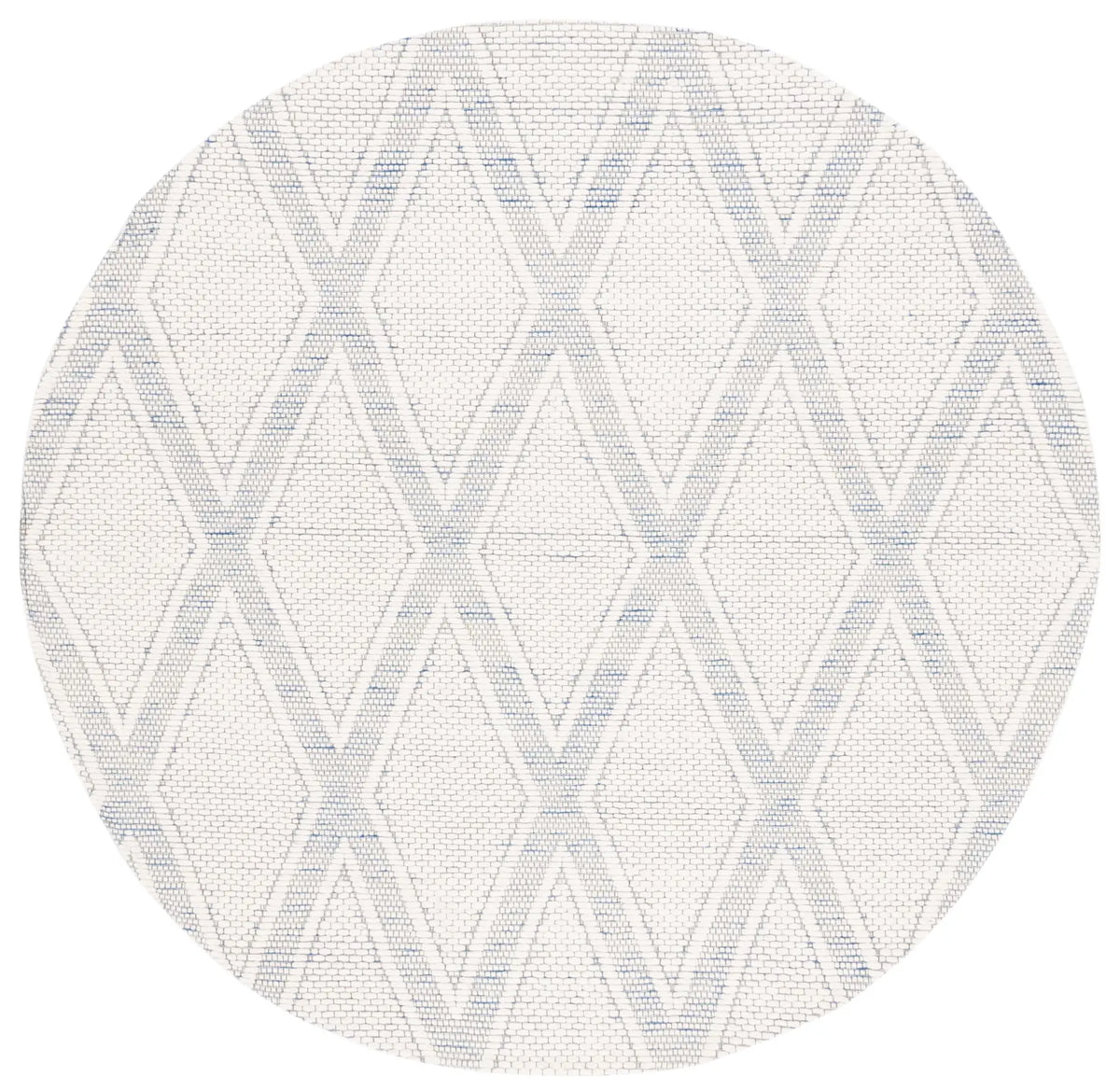 Safavieh Marbella 6'-0" x 6'-0" Rug in Navy / Ivory