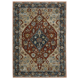 Oriental Weavers Sphinx Aberdeen 1143H Red/ Blue Rugs - main flat