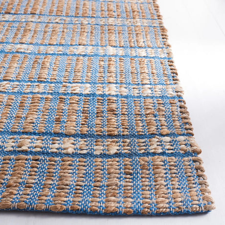 Safavieh Natural Fiber 4'-0" x 6'-0" Rug in Blue / Natural