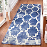 Safavieh Dip Dye 2'-3" x 8'-0" Rug in Navy / Ivory