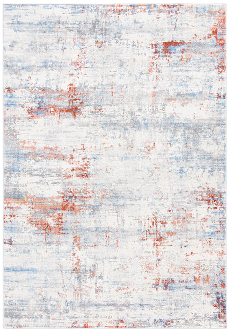 Safavieh Amelia 4'-5" x 6'-5" Rug in Ivory / Rust