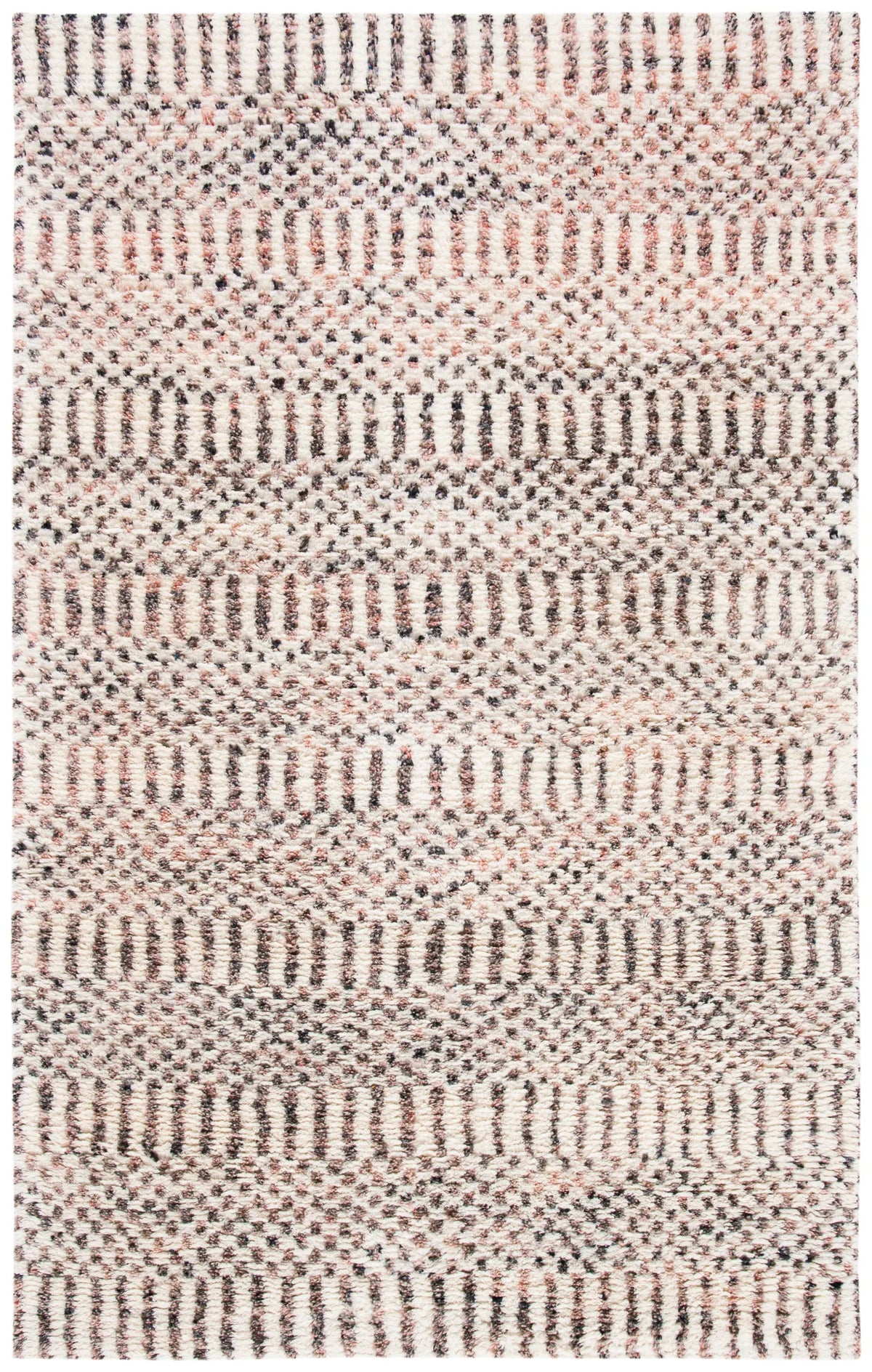 Safavieh Casablanca 4'-0" x 6'-0" Rug in Ivory / Pink
