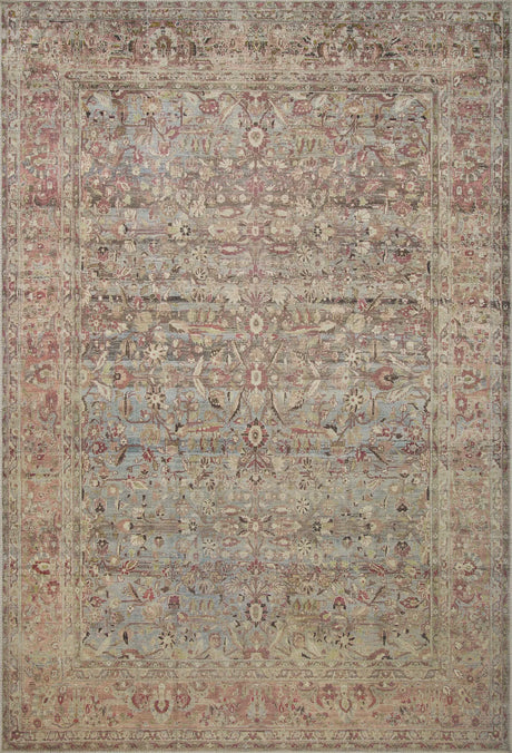 Loloi Adrian Adr-06 Ocean/Clay Rug - main flat