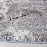 Safavieh Cyrus Shag 6'-7" x 6'-7" Rug in Grey / Beige