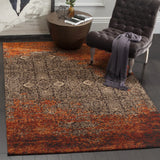 Safavieh Classic Vintage 4'-0" x 6'-0" Rug in Rust / Brown