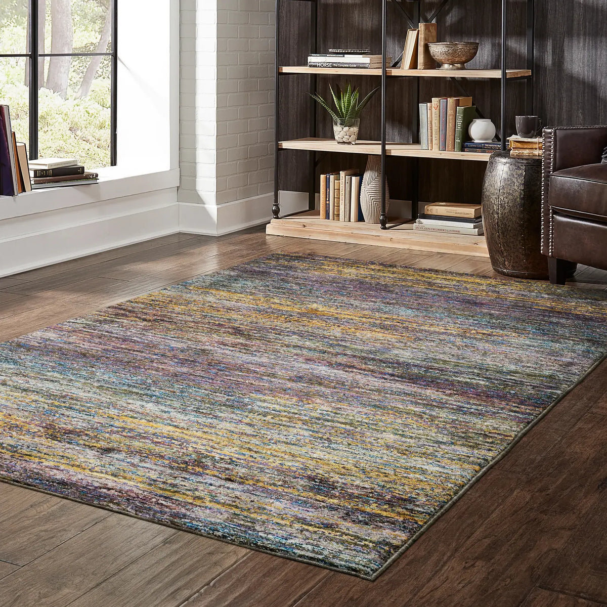 Oriental Weavers Sphinx Atlas 8037B Multi/Multi Rugs - room scene