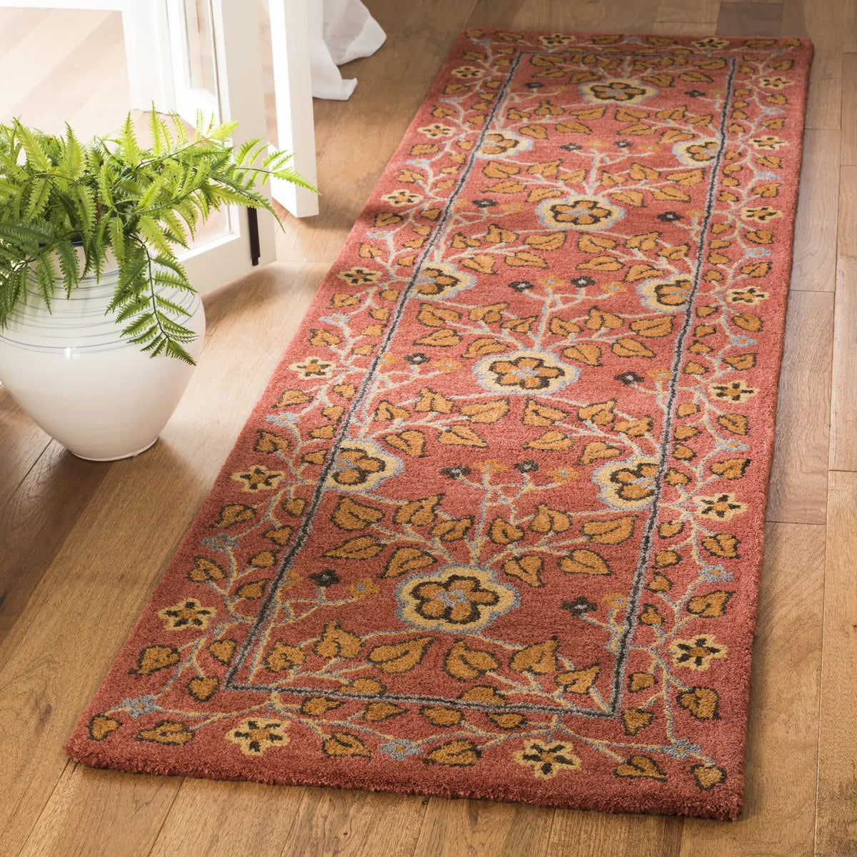 Safavieh Heritage 2'-3" x 10'-0" Rug in Red / Multi