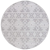 Safavieh Kilim 6'-0" x 6'-0" Rug in Grey / Ivory