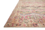Loloi Layla Lay-17 Pink/Lagoon Rugs - rug corner