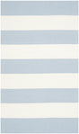 Safavieh Montauk 2'-6" x 4'-0" Rug in Sky Blue / Ivory