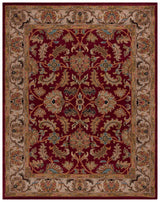 Safavieh Heritage 9'-6" x 13'-6" Rug in Red / Ivory