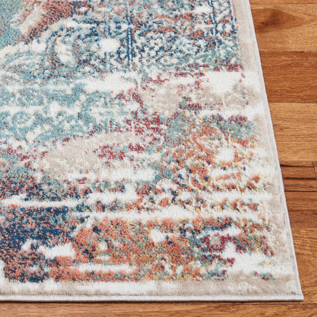Safavieh Skyler 4'-5" x 6'-5" Rug in Beige / Burgundy