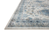 Loloi Heidi Hei-04 Ivory/Ocean Rugs - rug corner