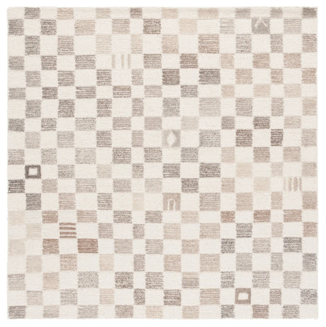 Safavieh Ebony 6'-0" x 6'-0" Rug in Natural / Beige