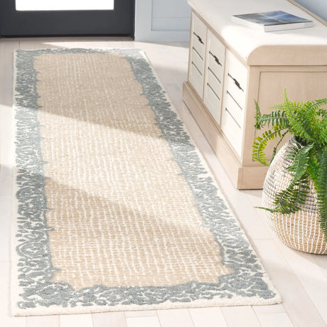 Safavieh Ebony 2'-3" x 9'-0" Rug in Ivory / Grey