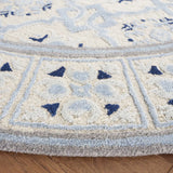 Safavieh Bella 7'-0" x 7'-0" Rug in Ivory / Blue