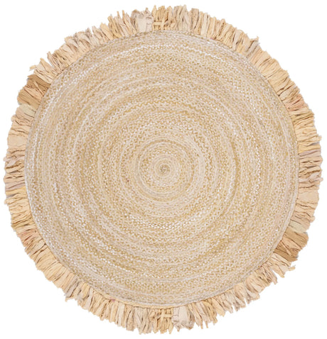Safavieh Braided 5'-0" x 5'-0" Rug in Beige