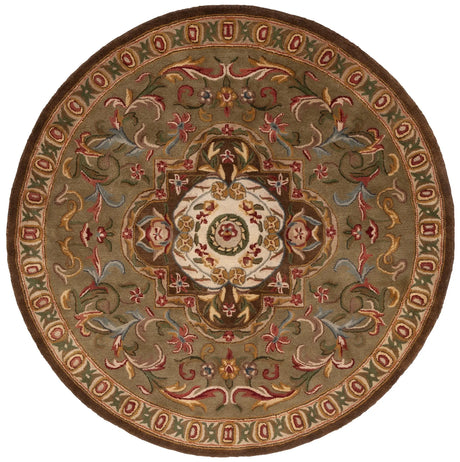 Safavieh Classic 6'-0" x 6'-0" Rug in Beige / Olive