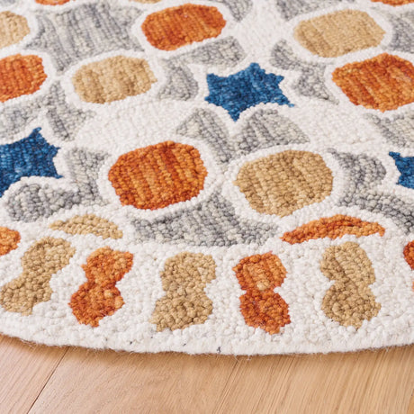 Safavieh Aspen 5'-0" x 5'-0" Rug in Ivory / Grey