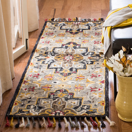 Safavieh Aspen 2'-3" x 11'-0" Rug in Grey / Charcoal