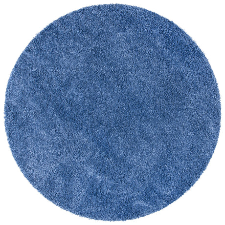 Safavieh Evolution Shag 500 6'-7" x 6'-7" Rug in Blue