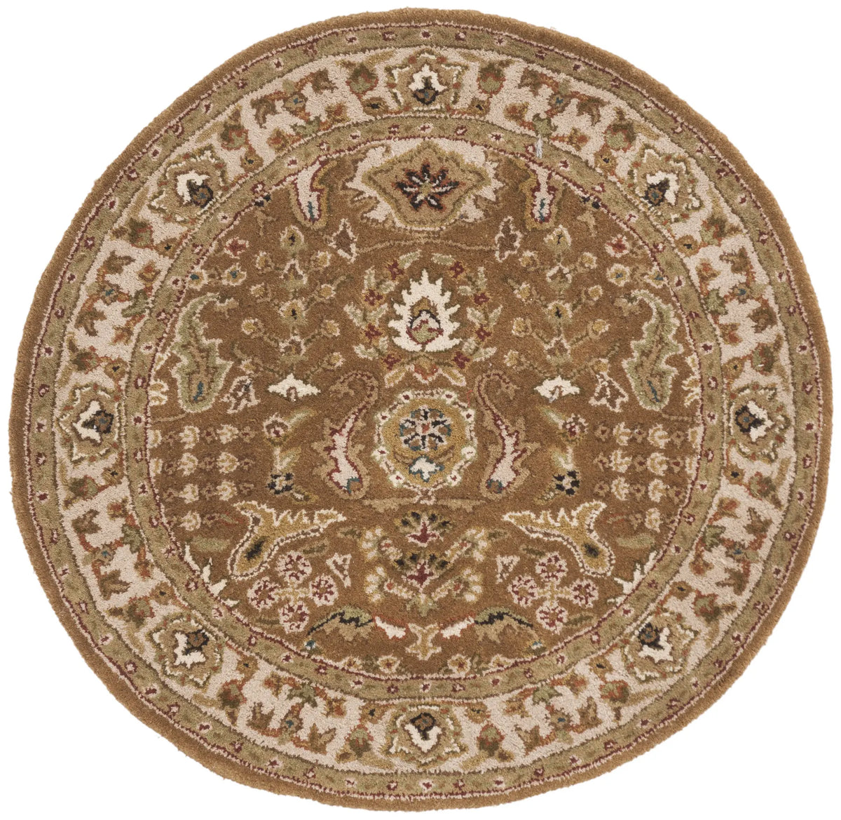 Safavieh Classic 3'-6" x 3'-6" Rug in Gold / Beige