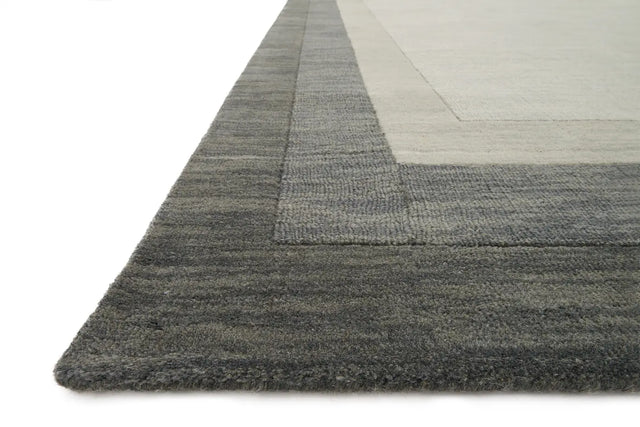 Loloi Hamilton HM-01 Slate Rugs - rug corner