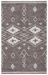 Safavieh Kilim 4'-0" x 6'-0" Rug in Brown / Ivory