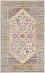 Safavieh Madison 3'-0" x 5'-0" Rug in Light Grey / Fuchsia