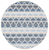 Safavieh Cabana 5'-3" x 5'-3" Rug in Blue / Grey