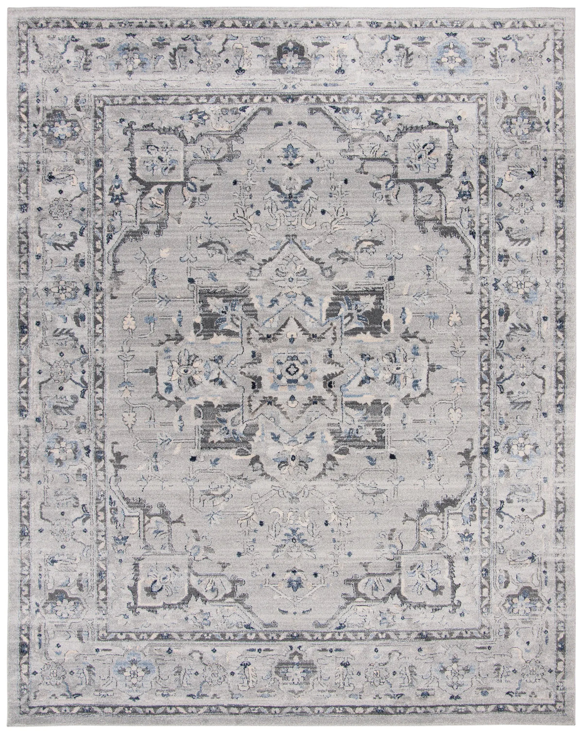 Safavieh Charleston 10'-0" x 14'-0" Rug in Grey / Dark Grey