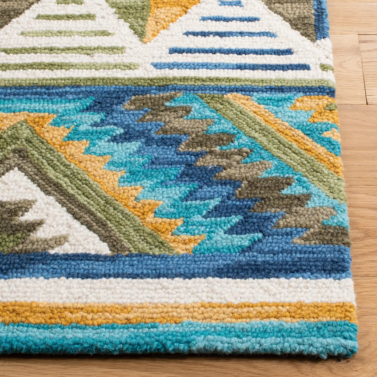 Safavieh Aspen 4'-0" x 6'-0" Rug in Blue / Yellow