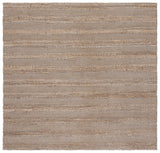 Safavieh Natural Fiber 6'-6" x 6'-6" Rug in Grey / Natural