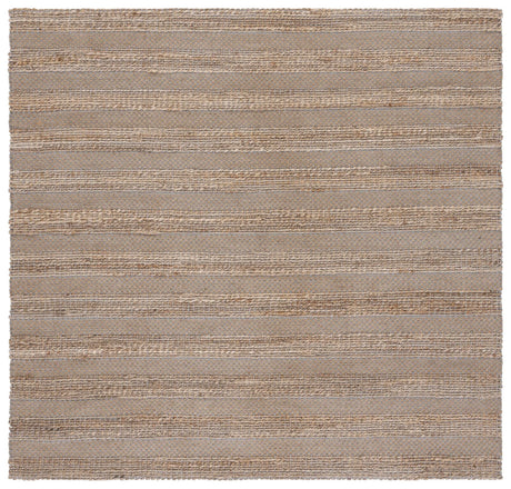 Safavieh Natural Fiber 6'-6" x 6'-6" Rug in Grey / Natural