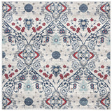 Safavieh Brentwood 6'-7" x 6'-7" Rug in Navy / Grey