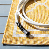 Safavieh Courtyard 4'-0" x 5'-7" Rug in Gold / Beige