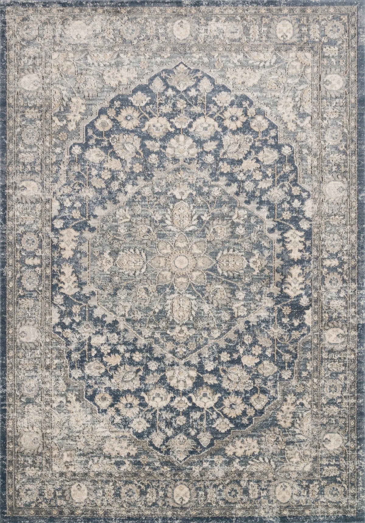 Loloi Teagan Tea-01 Denim/Mist Rugs - main flat