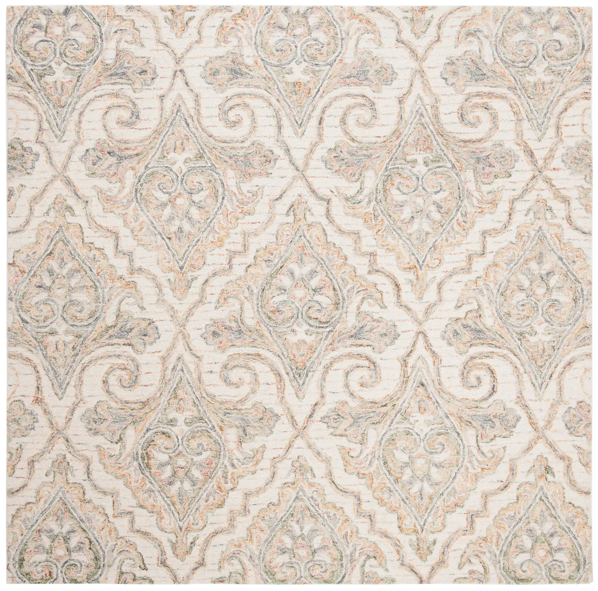 Safavieh Aubusson 6'-0" x 6'-0" Rug in Ivory / Green
